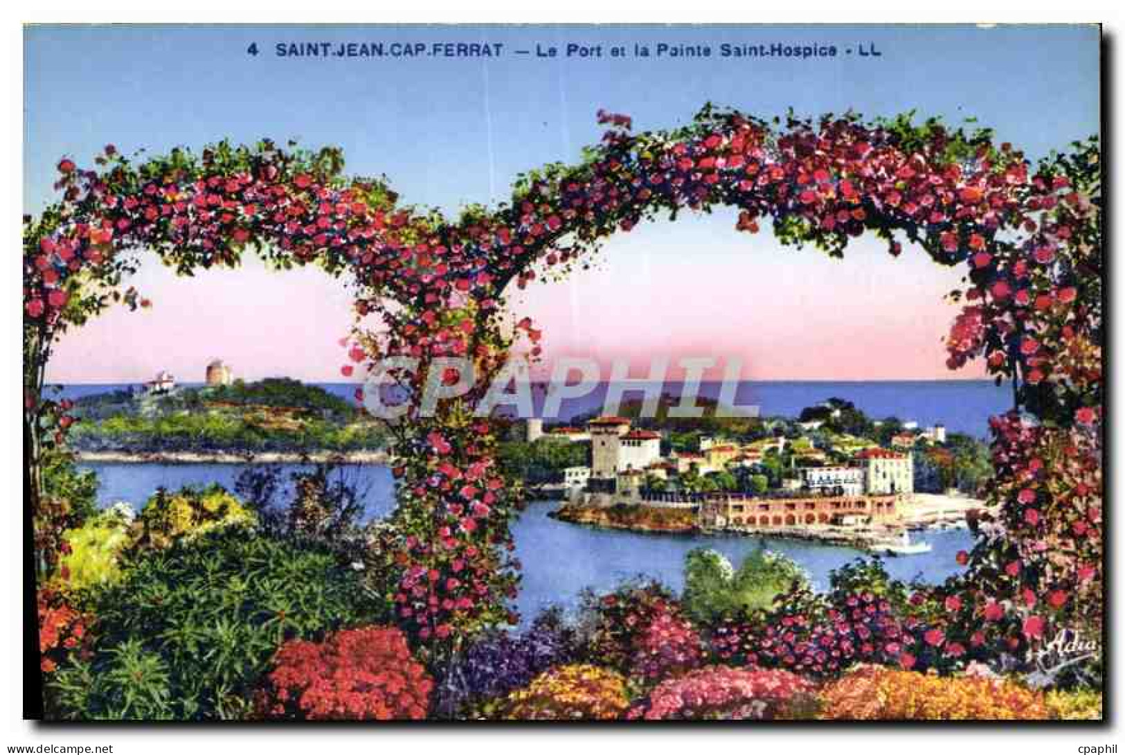 CPA Saint Jean Cap Ferrat Le Port et la Pointe Saint Hospice