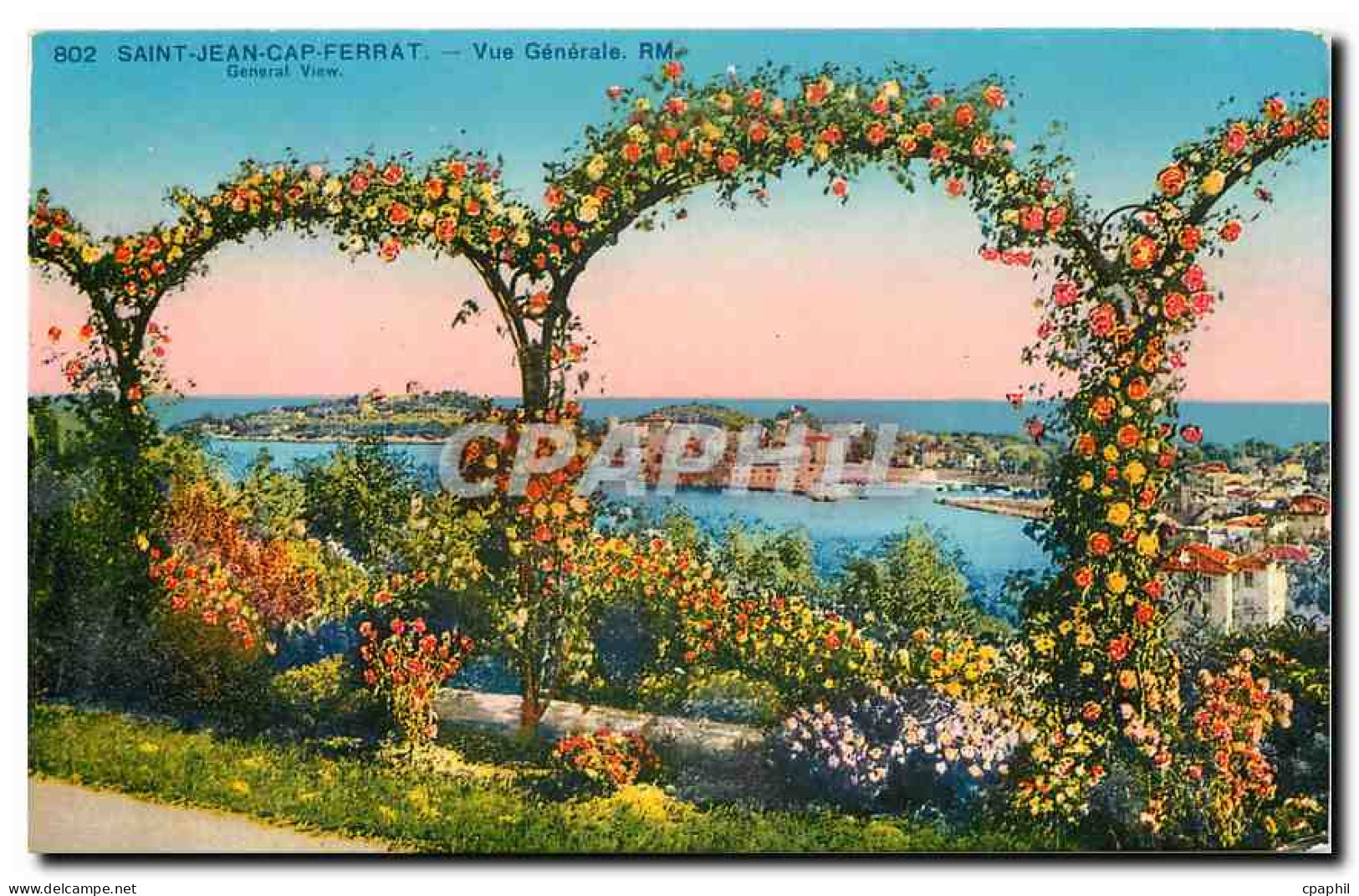 CPA Saint Jean Cap Ferrat vue generale