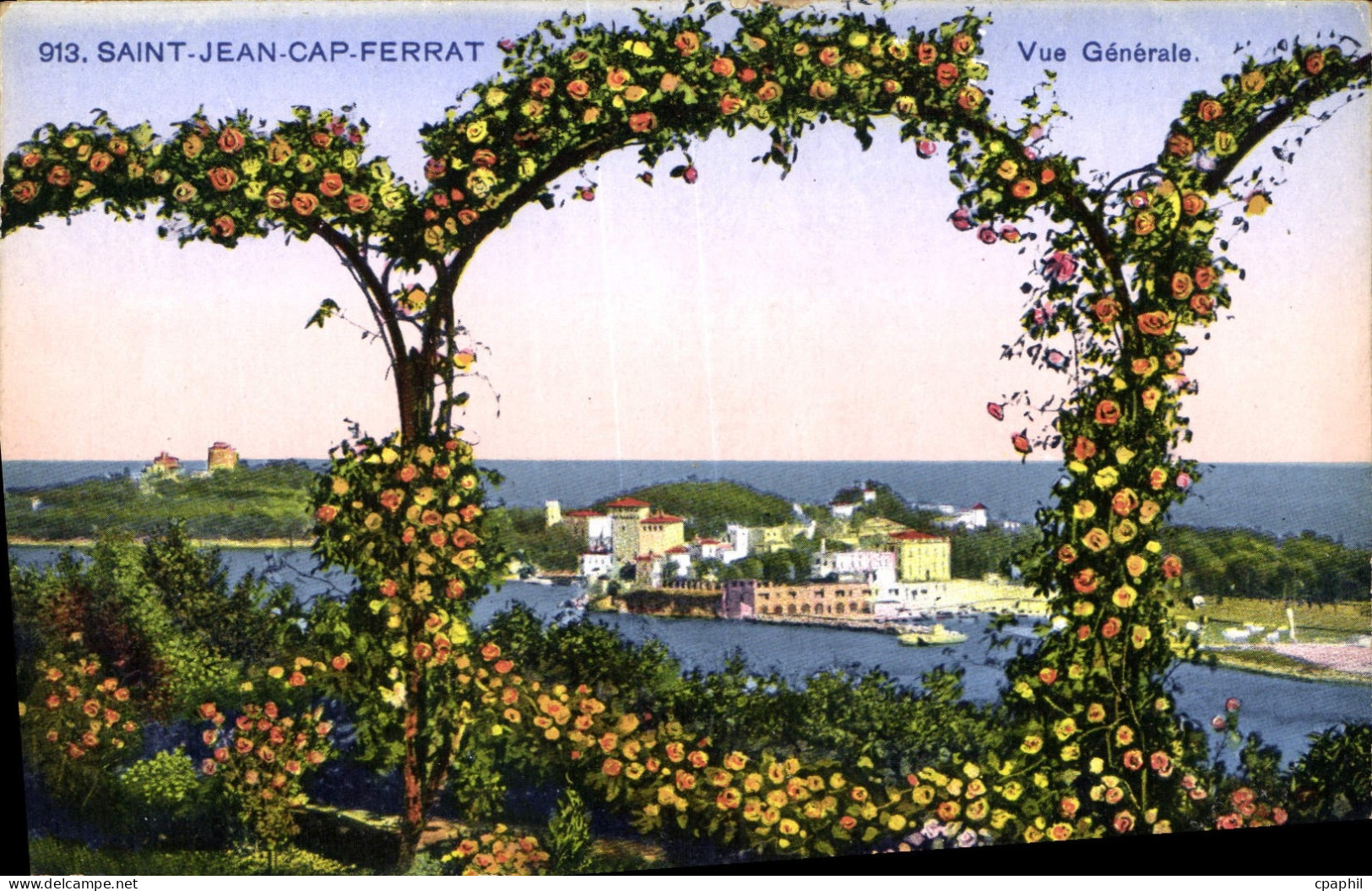 CPA Saint Jean Cap Ferrat Vue Generale