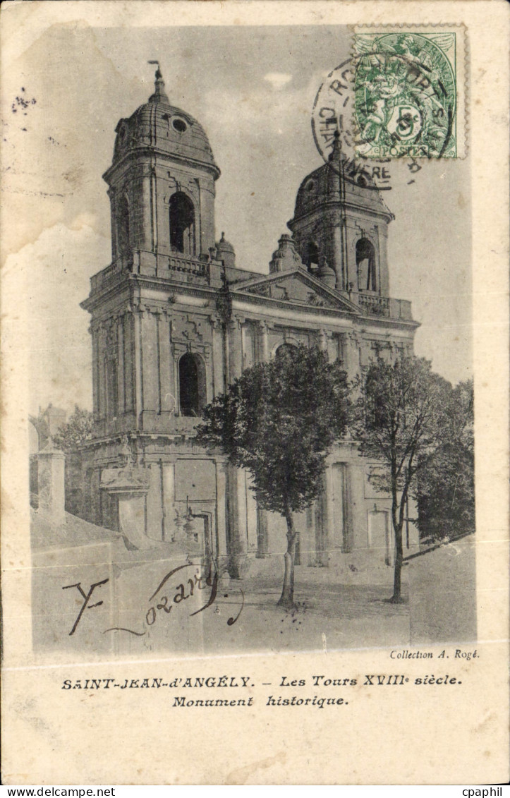 CPA Saint Jean D'Angely Les Tours