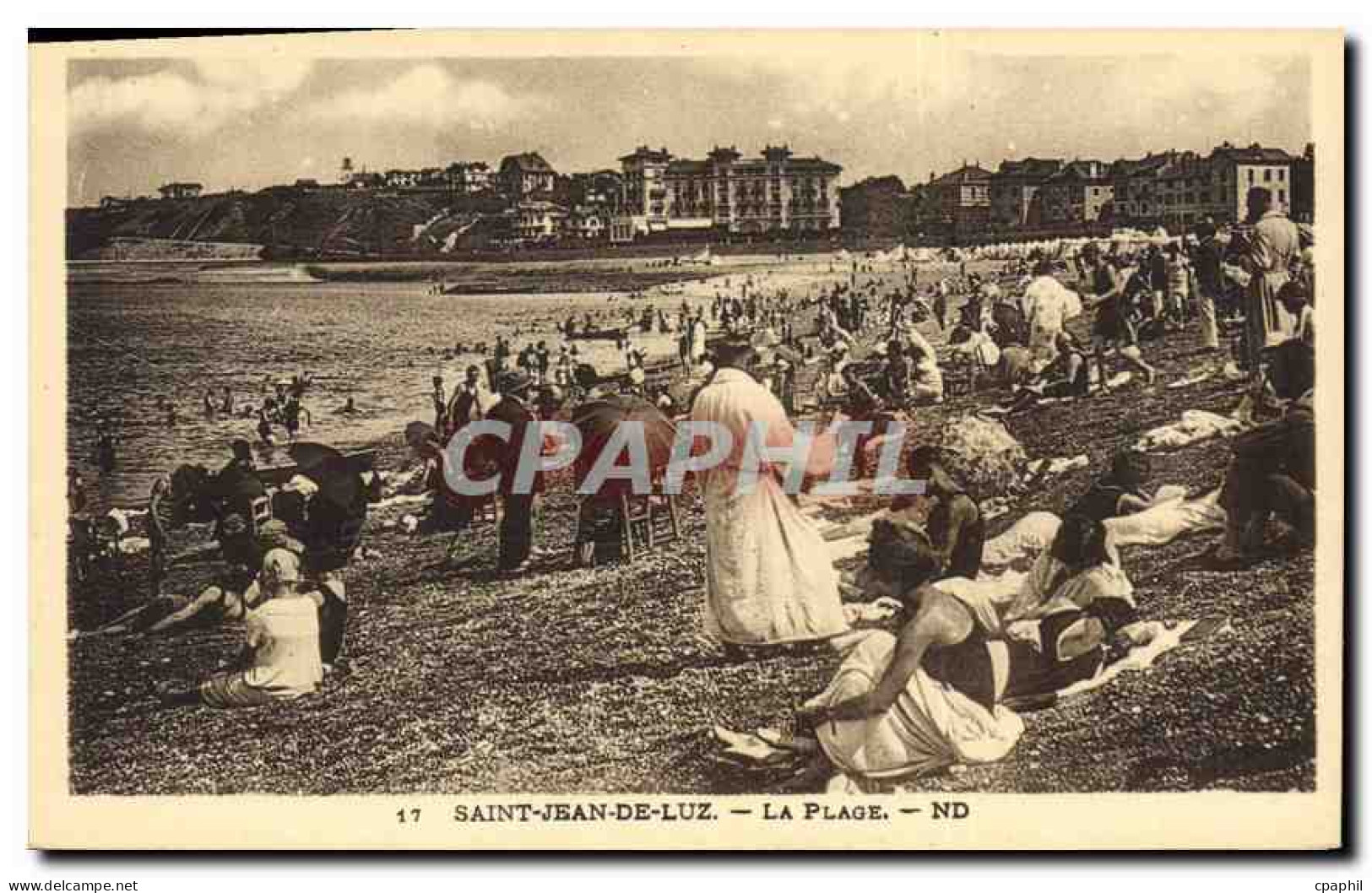 CPA Saint Jean de Luz dLa Plage