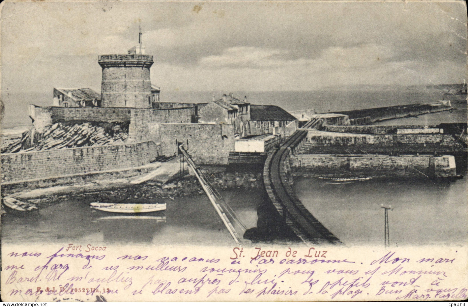 CPA Saint Jean de Luz Fort Socoa