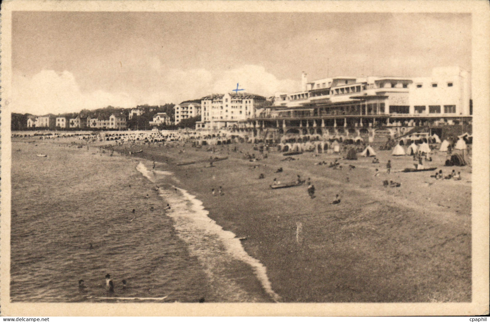 CPA Saint Jean de Luz La Plage