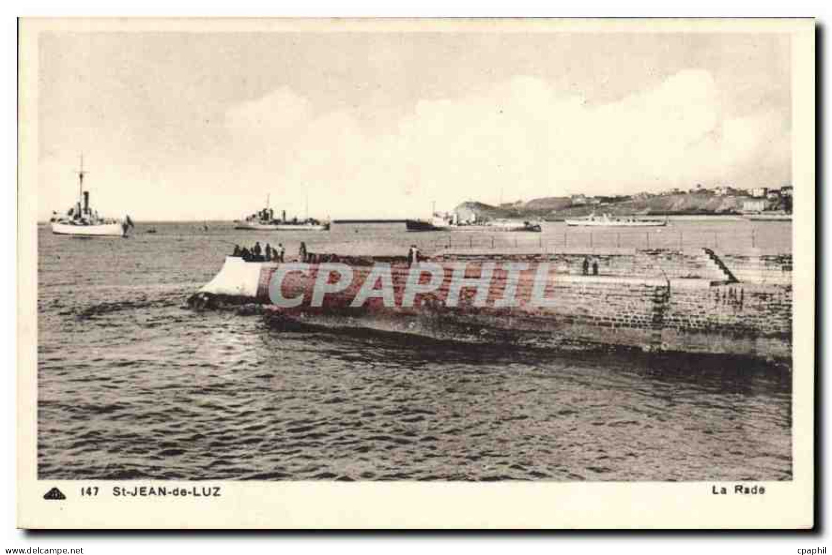 CPA Saint Jean de Luz La Rade