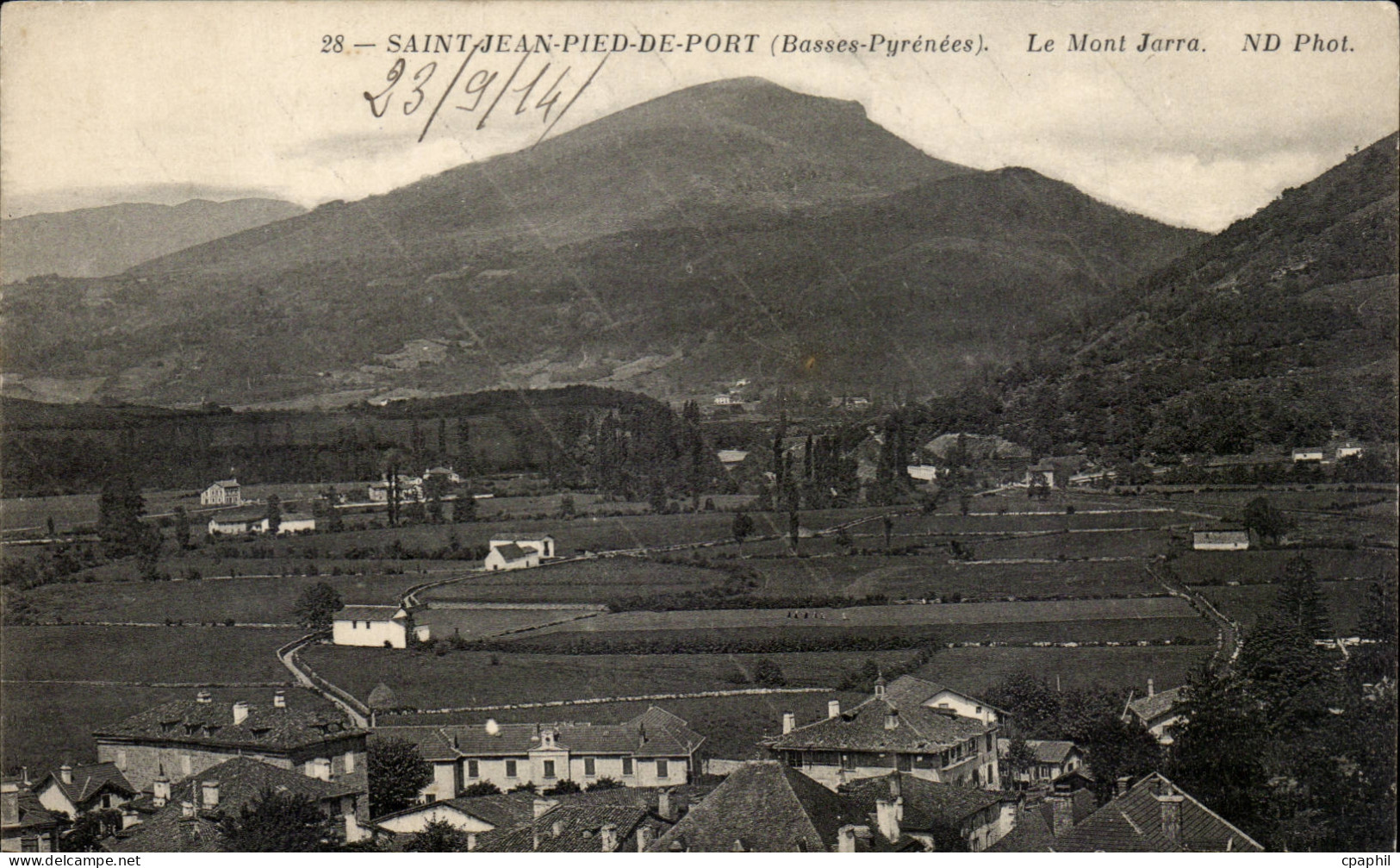 CPA Saint Jean Pied de port Le Mont Jarra