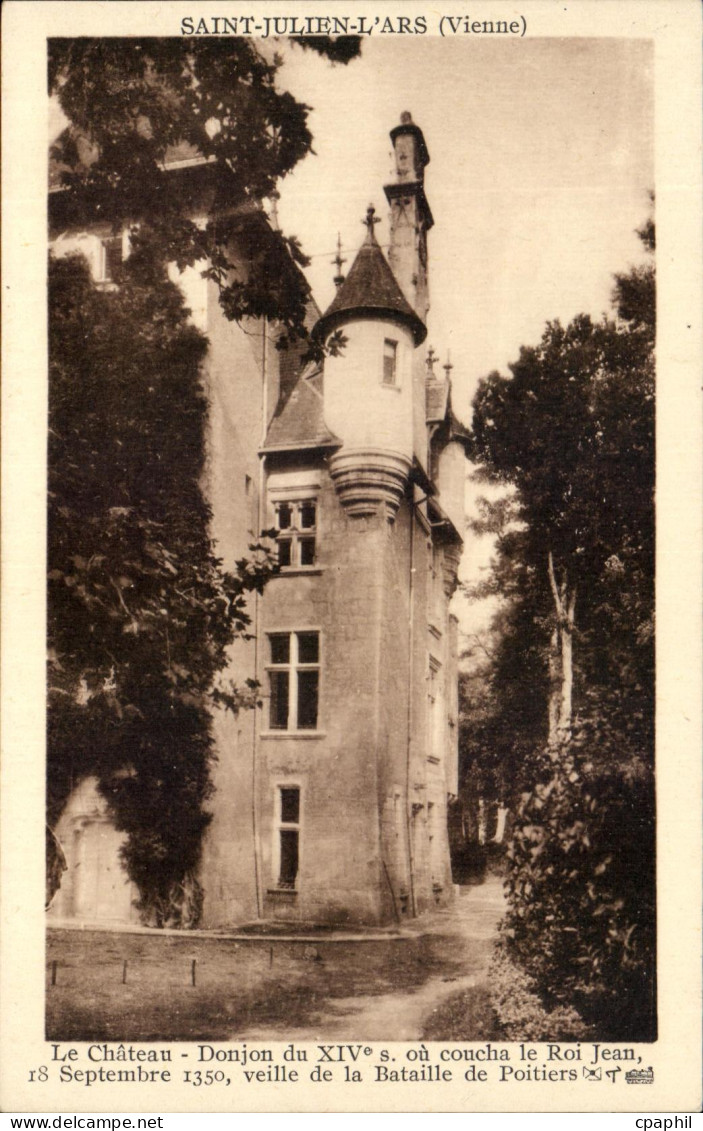 CPA Saint Julien L'Ars Le Chateau Donjon