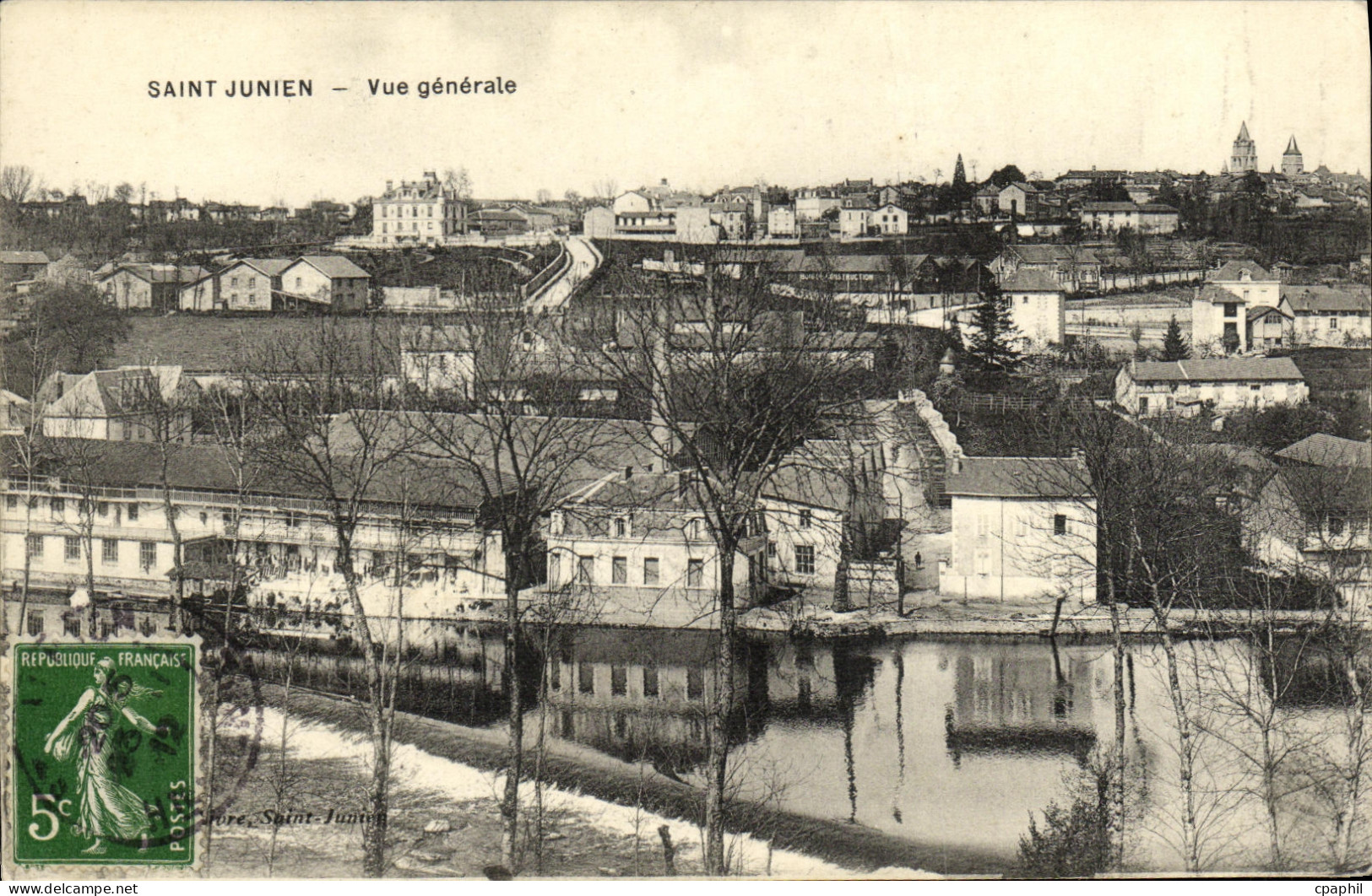 CPA Saint Junien Vue Generale