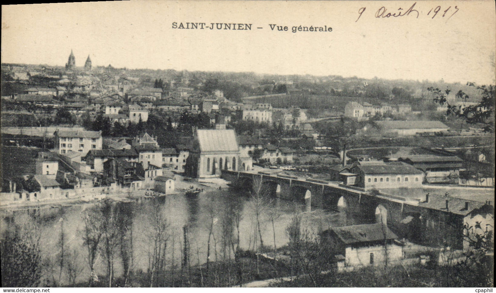 CPA Saint Junien Vue generale
