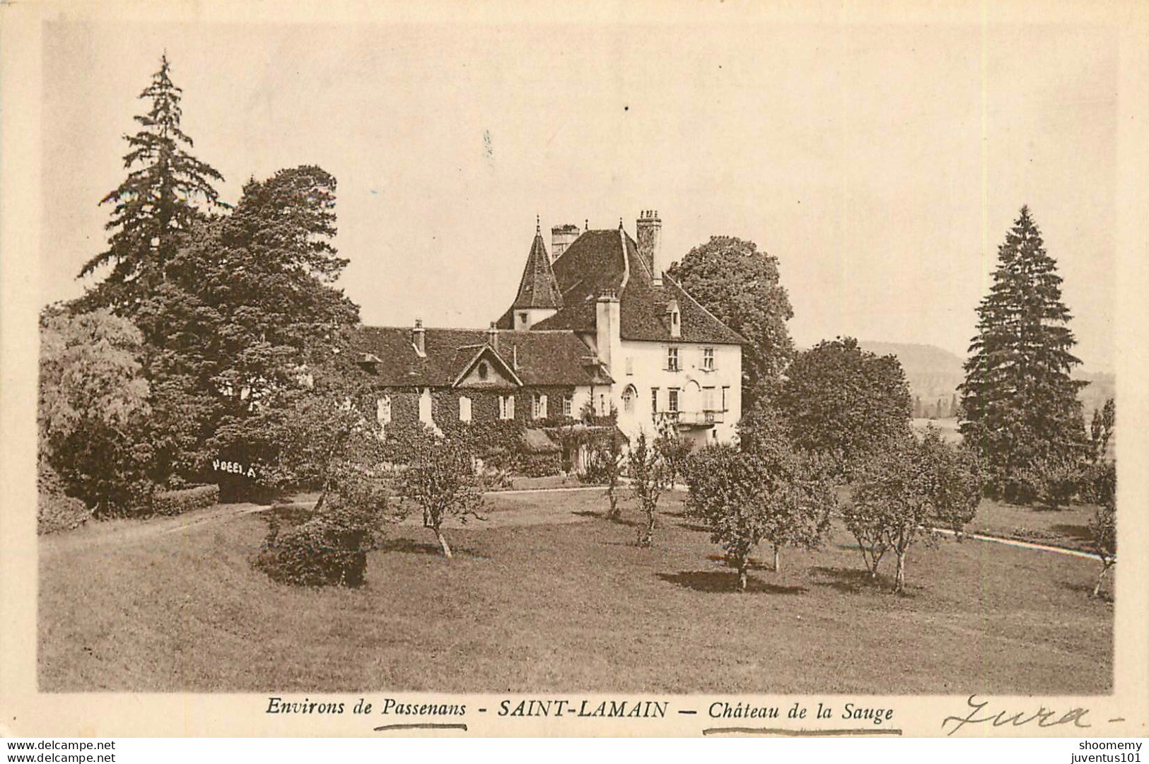 CPA Saint Lamain-Château de la Sauge    L1495