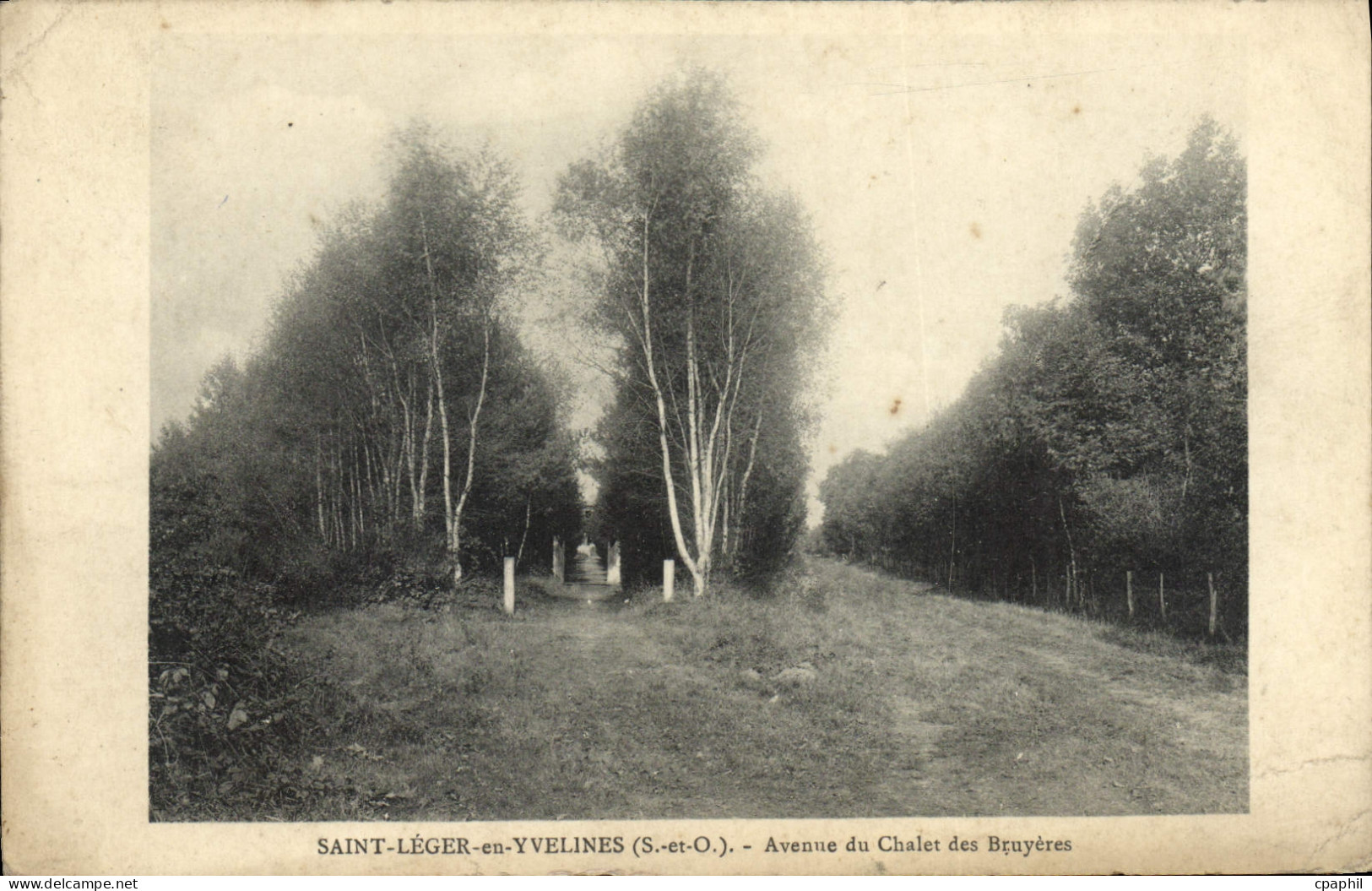 CPA Saint Leger en Yvelines Avenue du Chalet des Bruyeres