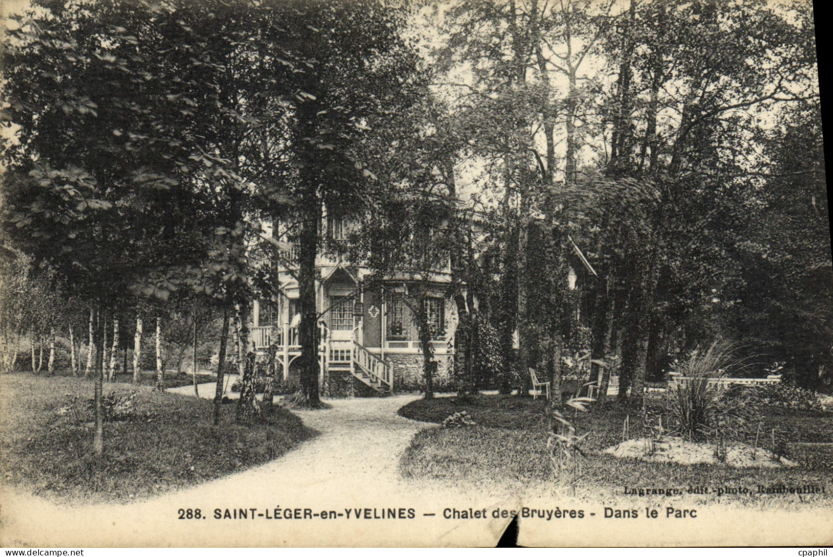 CPA Saint Leger en Yvelines Chateau des Bruyeres Dans le Parc