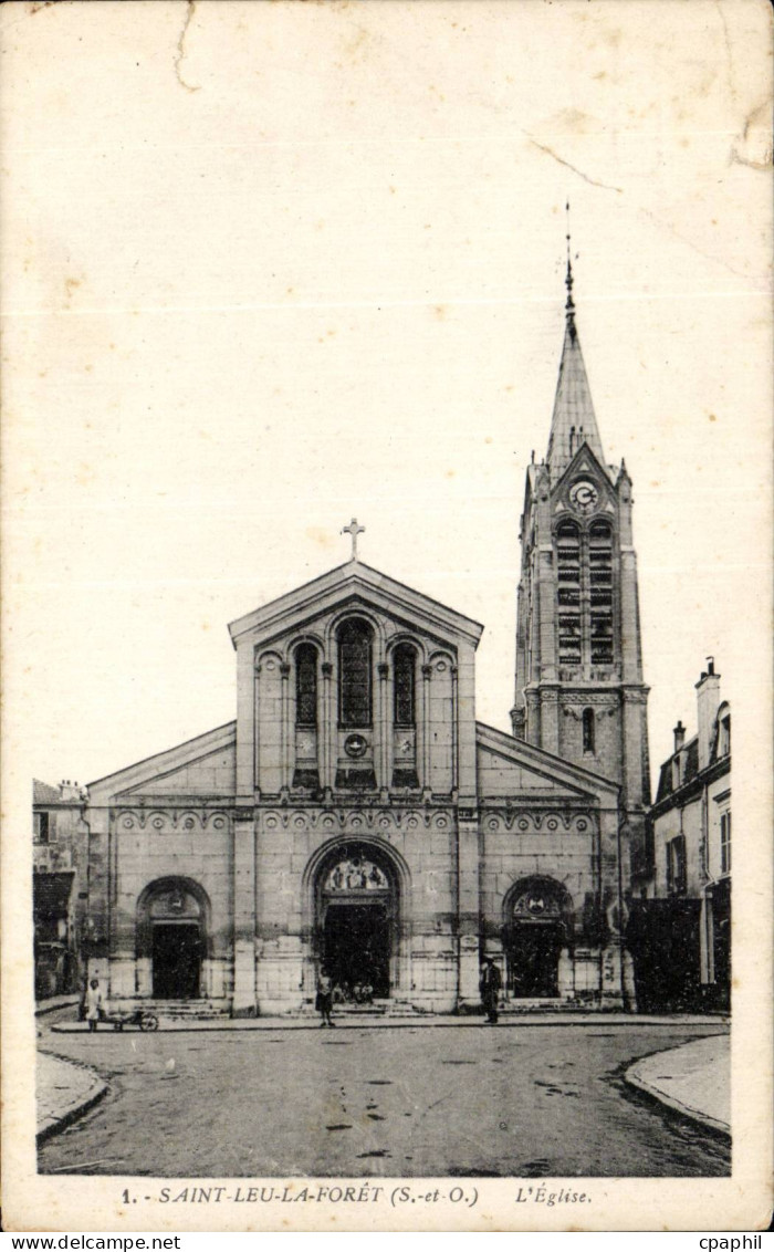 CPA Saint Leu la Foret L'eglise
