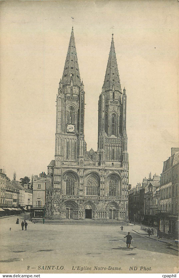 CPA Saint Lo L Eglise Notre Dame