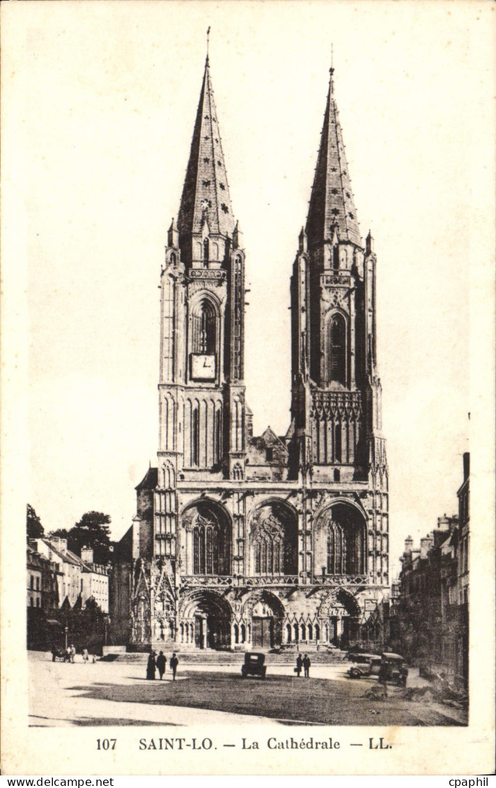 CPA Saint Lo La Cathedrale