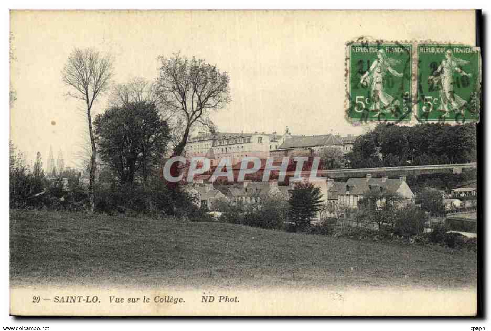 CPA Saint Lo Vue sur le College