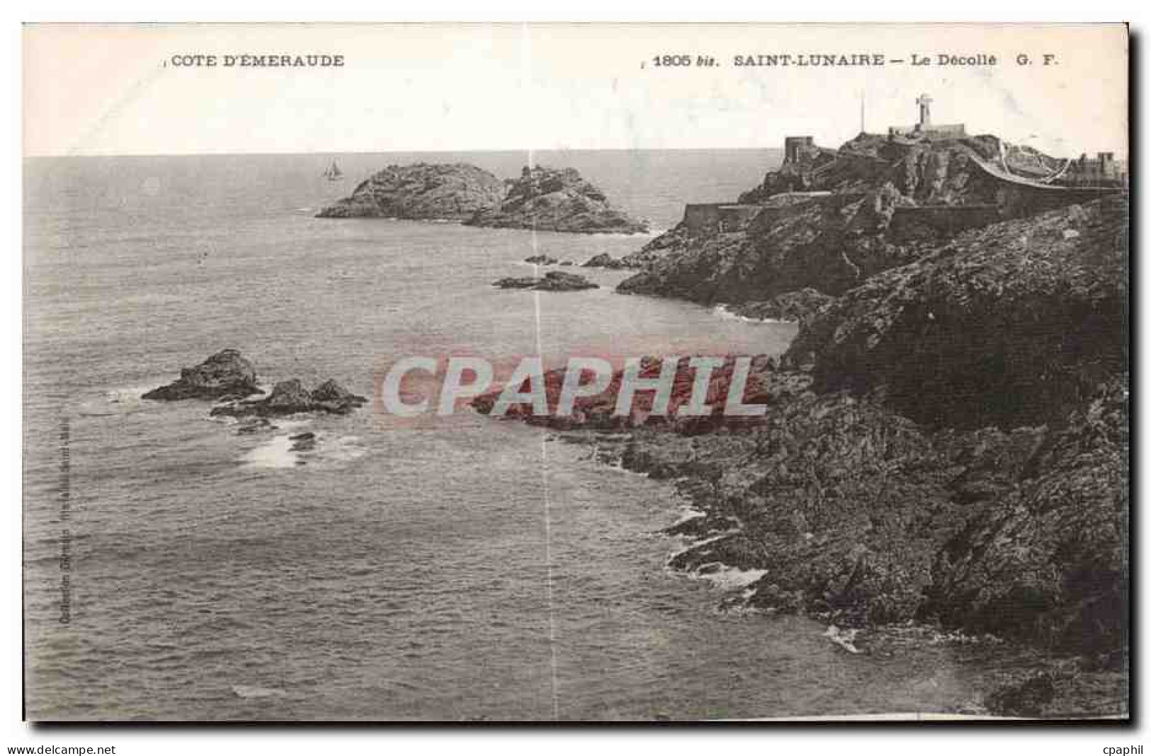 CPA Saint Lunaire Cote d Emeraude Le Decolle