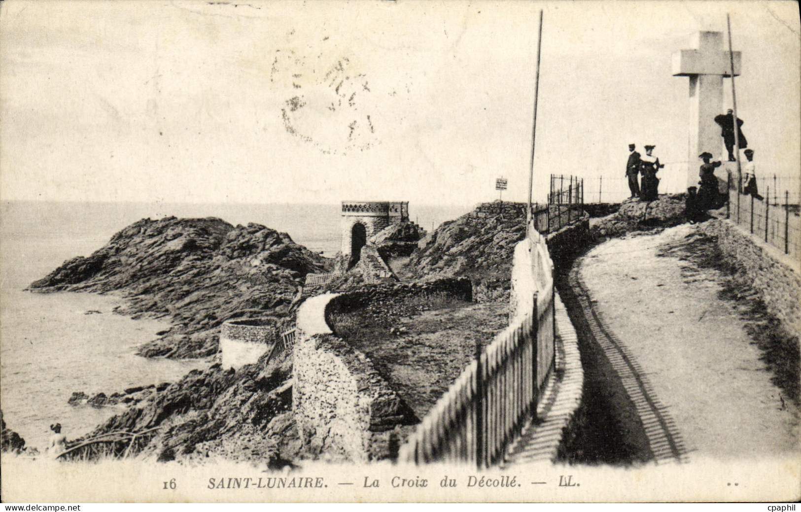 CPA Saint Lunaire La Croix du Decolle