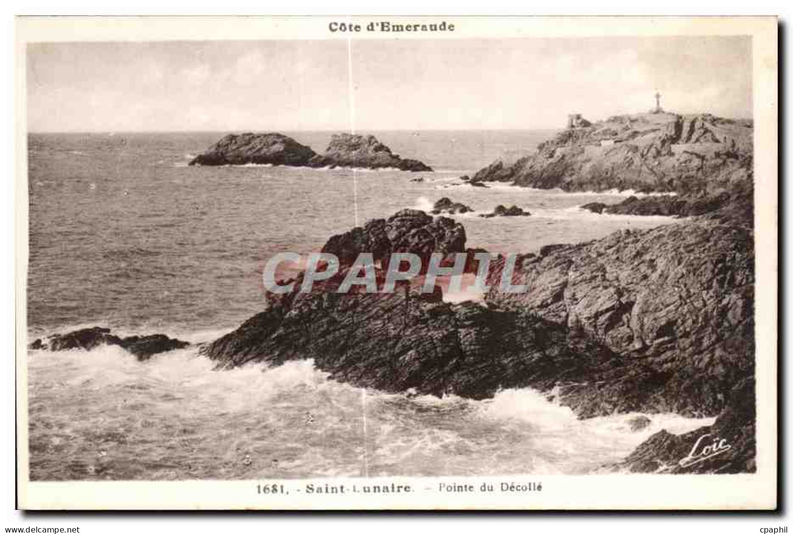 CPA Saint Lunaire Pointe du Decolle