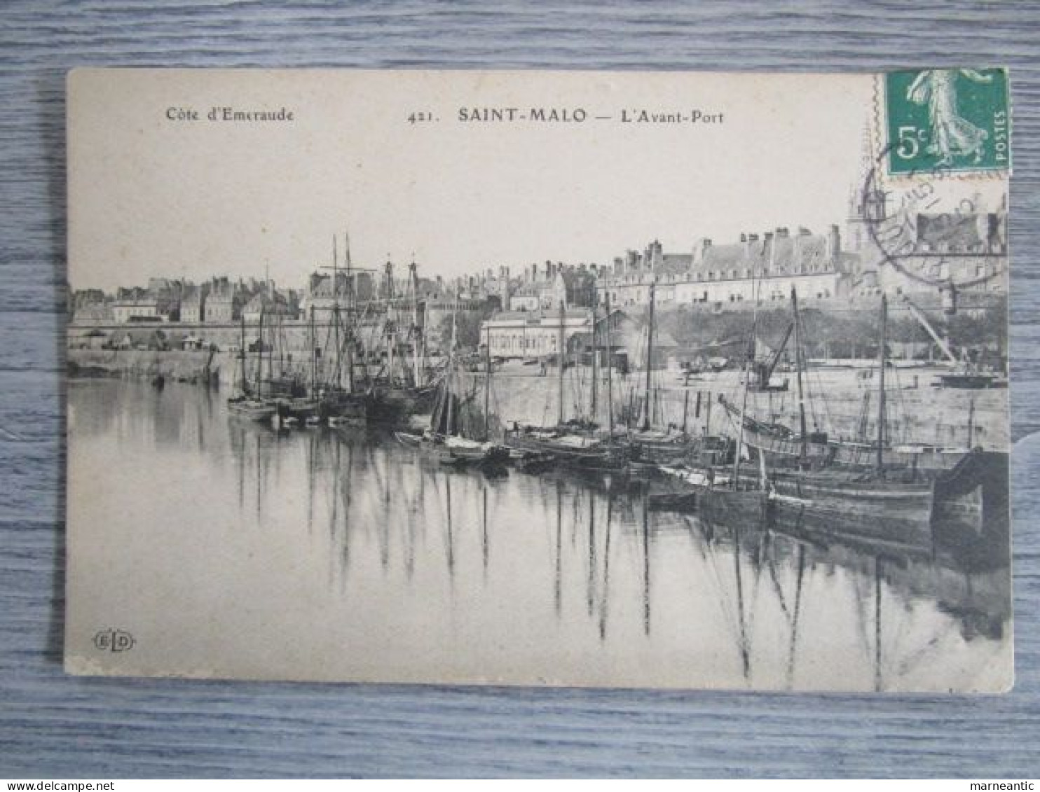 Cpa Saint Malo (35) l'avant port