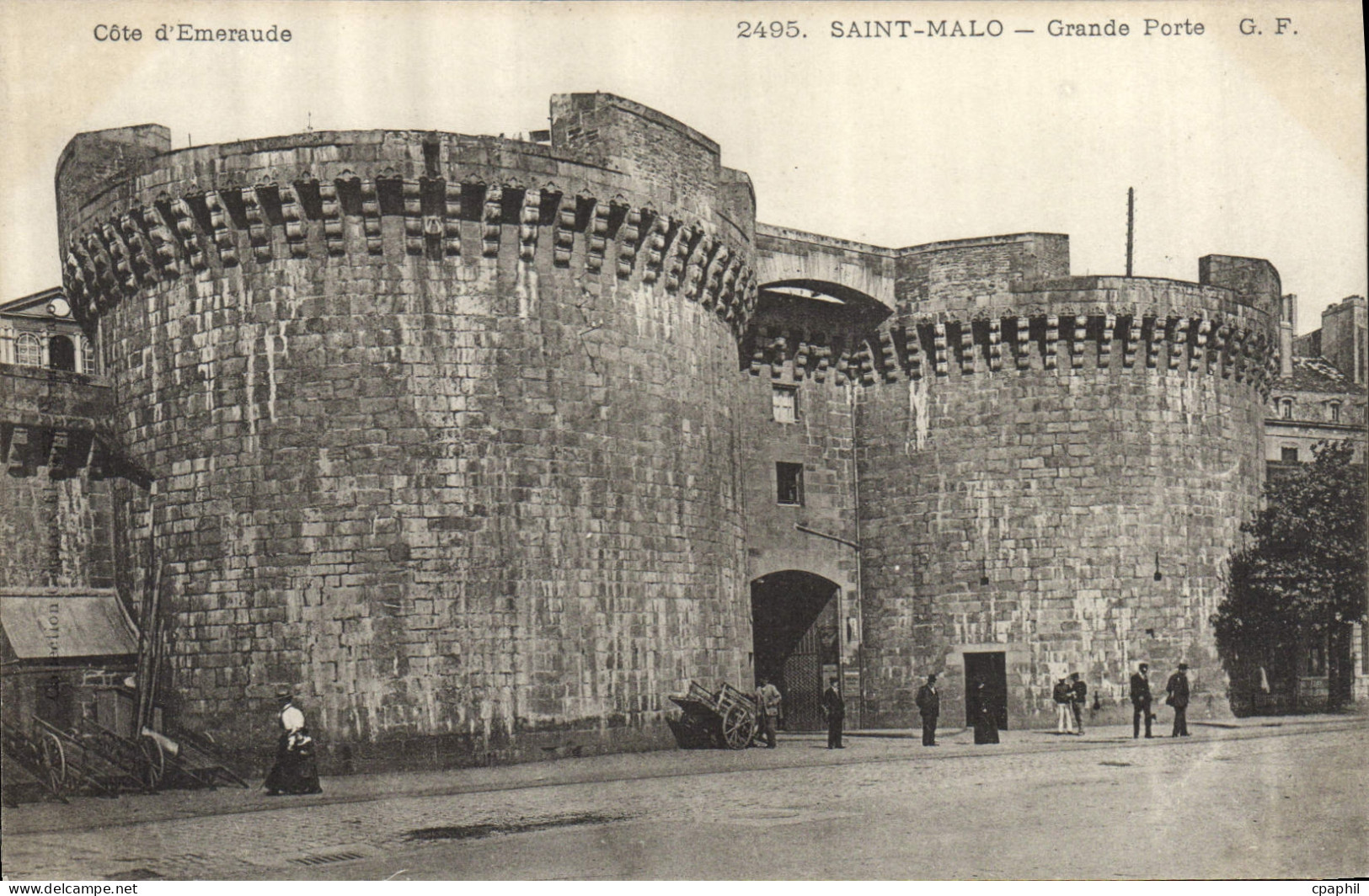 CPA Saint Malo Grande Porte