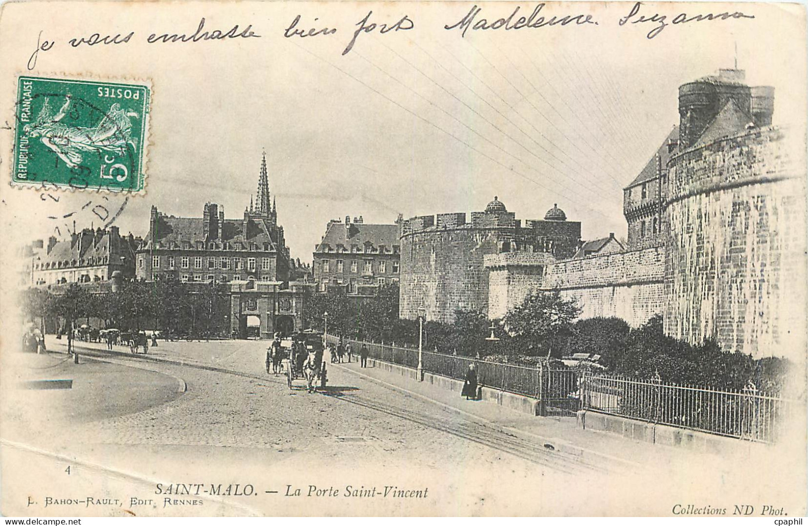 CPA Saint Malo La Porte Saint Vincent
