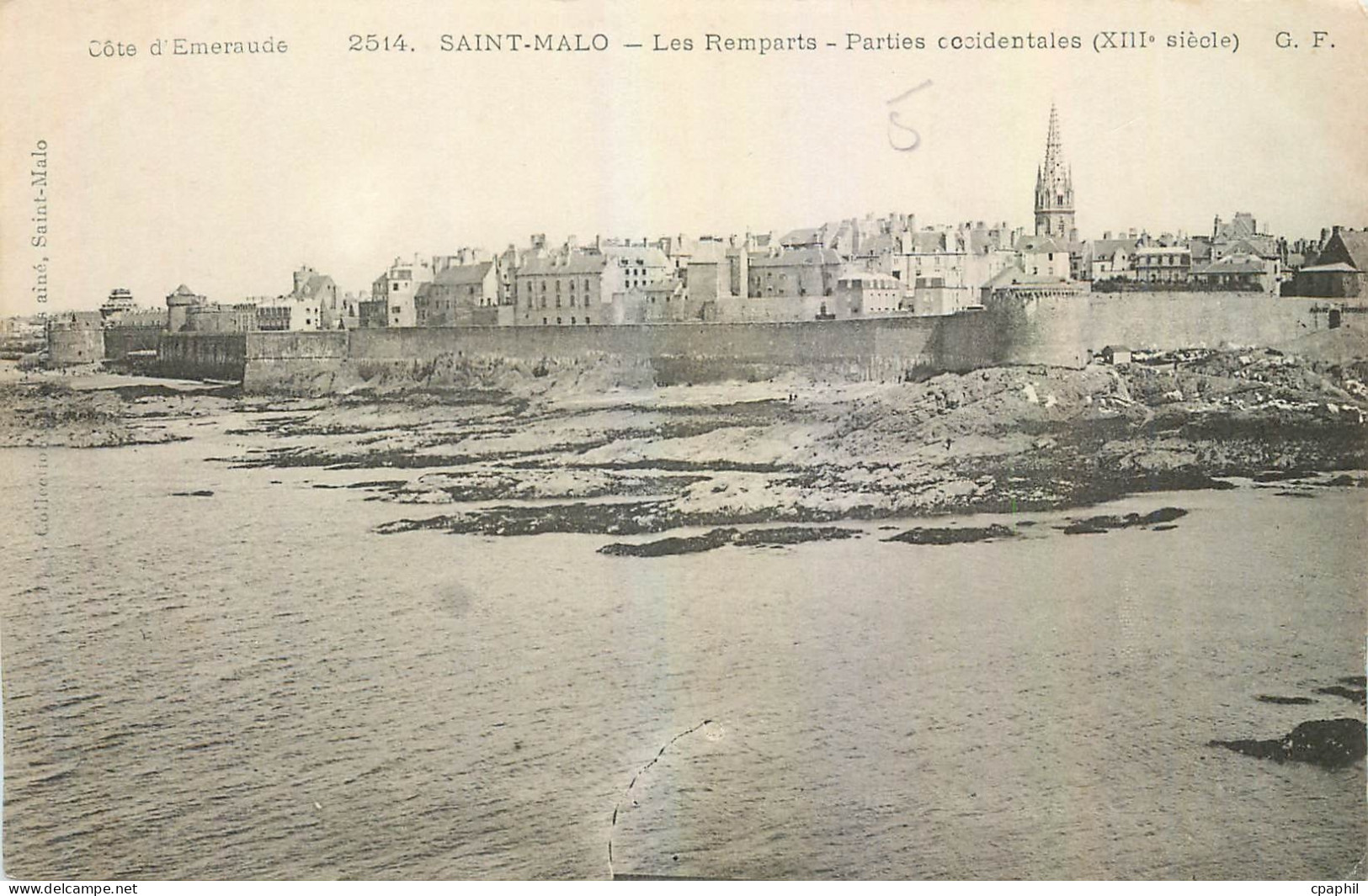 CPA Saint Malo Les Remparts