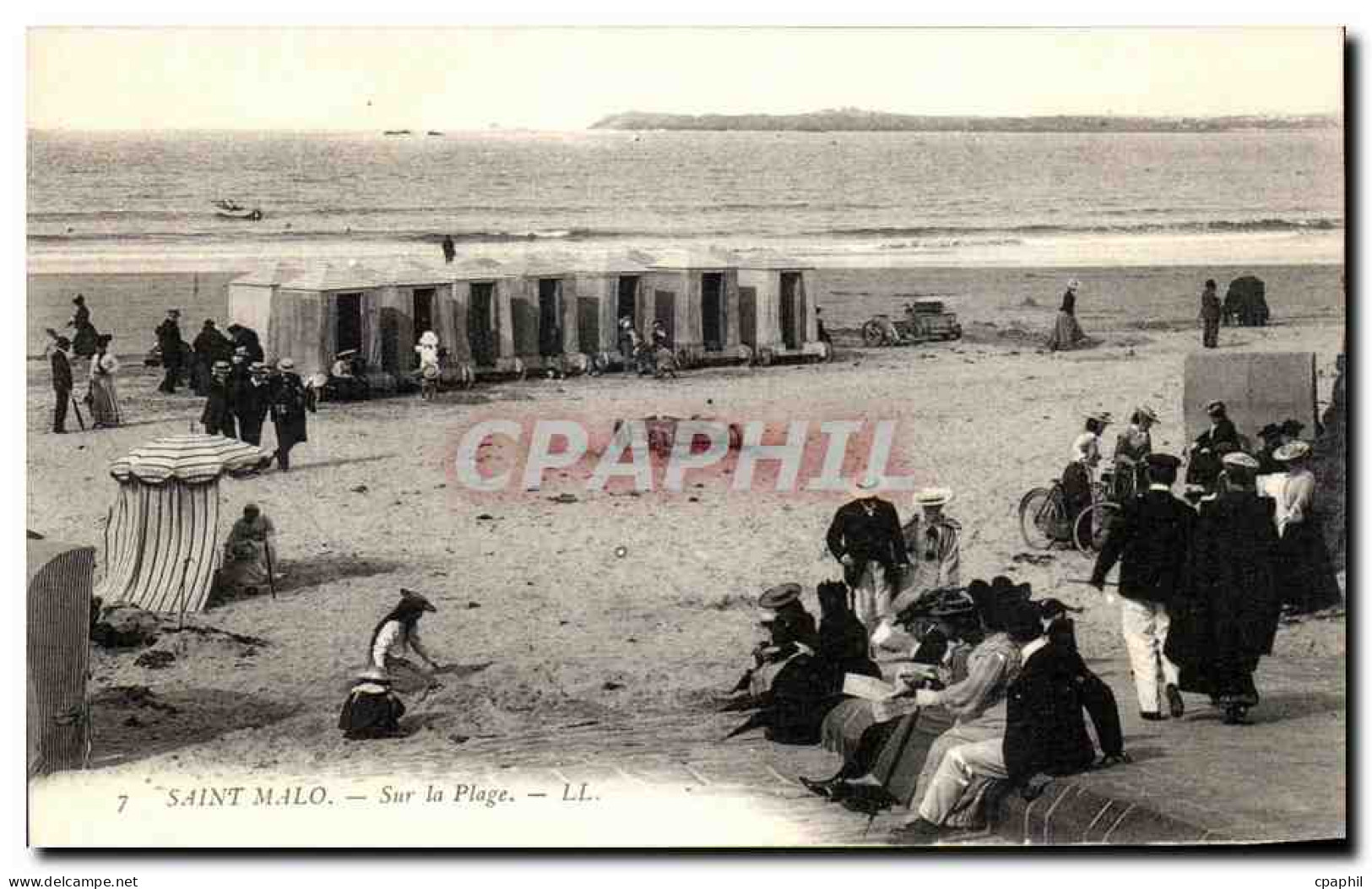 CPA Saint Malo Sur La Plage