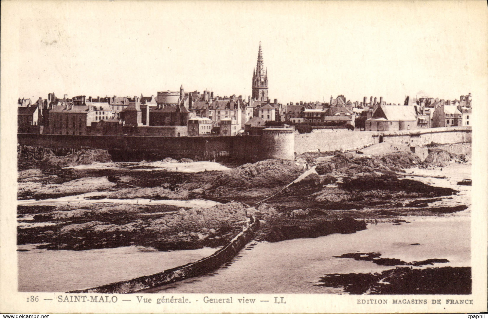 CPA Saint Malo Vue generale