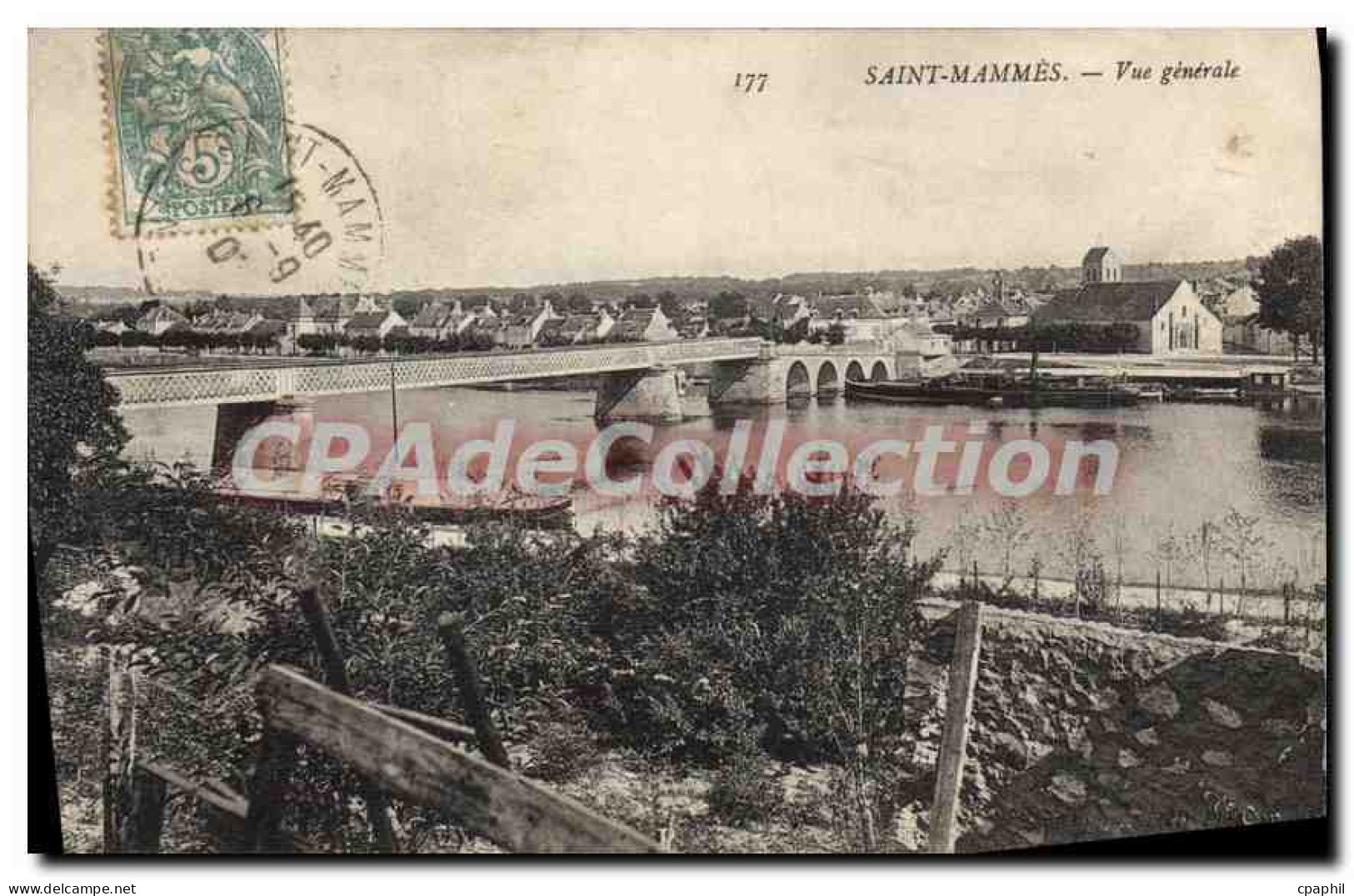CPA Saint Mammes Vue generale