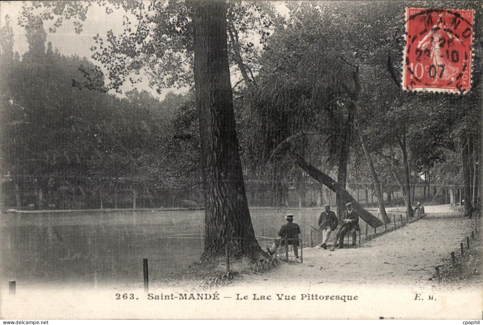 CPA Saint Mande Le Lac Vue Pittoresque