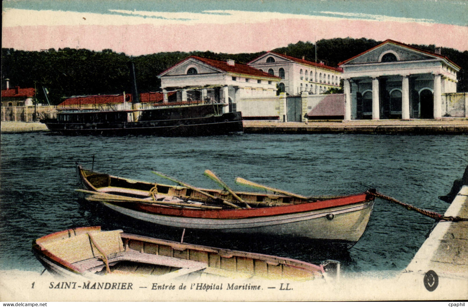 CPA Saint Mandrier Entree de l'hopital Maritime