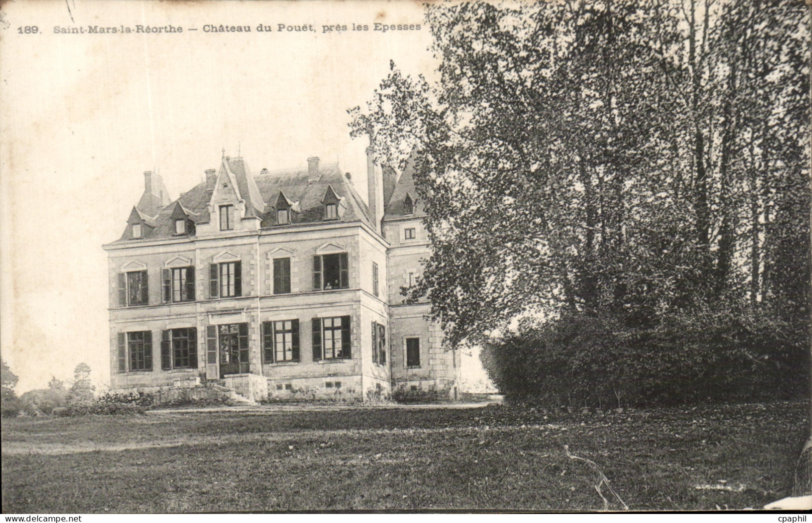 CPA Saint Mars La Reorthe Chateau Du Pouet Pres Les Epesses