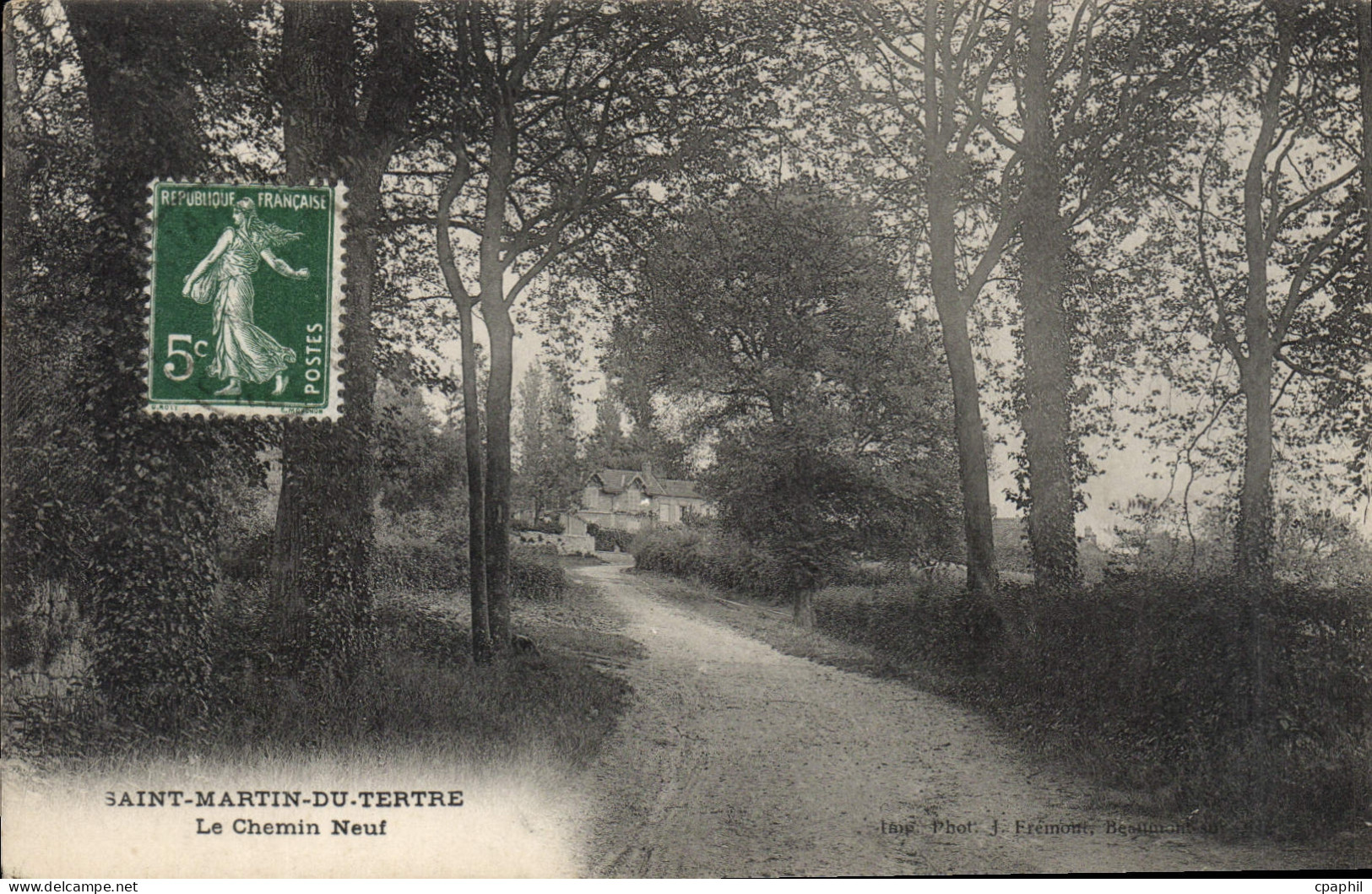 CPA Saint Martin du Terre Le Chemin Neuf