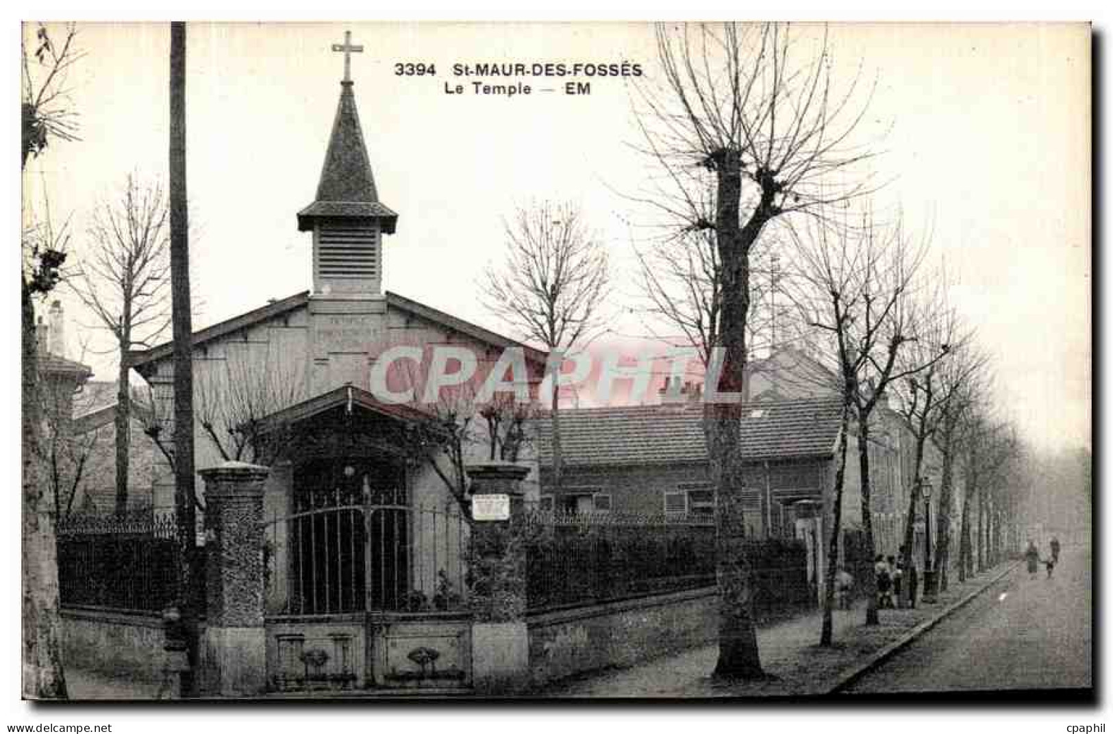 CPA Saint Maur Des Fosses Le Temple