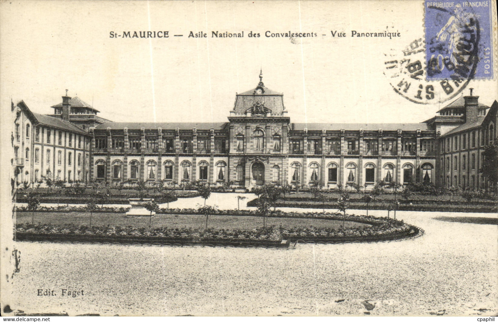 CPA Saint Maurice Asile National des Convalescents Vue Panoramique