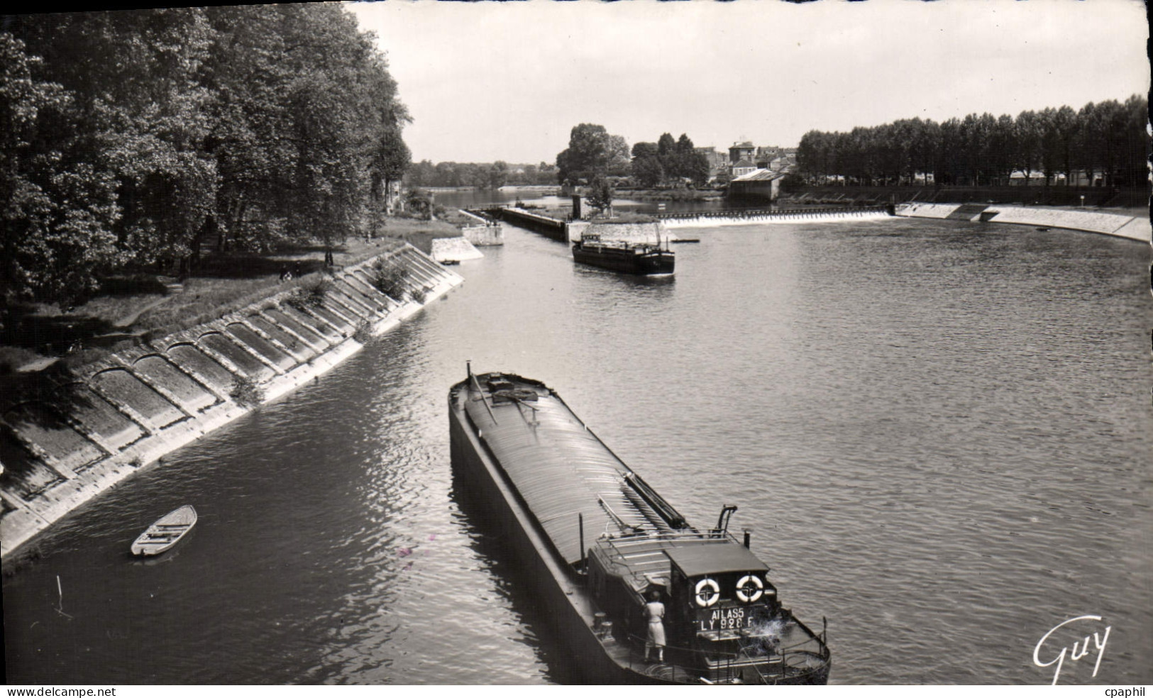 CPA Saint Maurice Charenton Le Pont La Marne vue du pont de Charenton