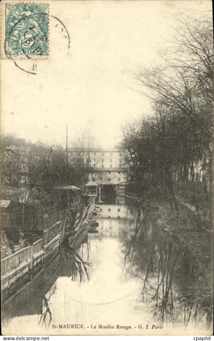 CPA Saint Maurice Le Moulin Rouge