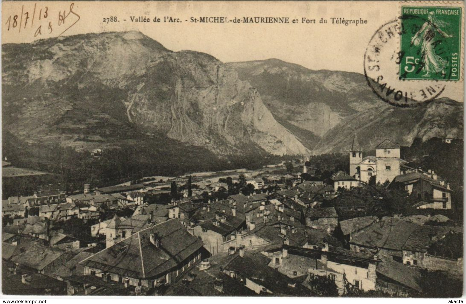 CPA SAINT-MICHEL-de-MAURIENNE et Fort du Telegraphe (1192783)