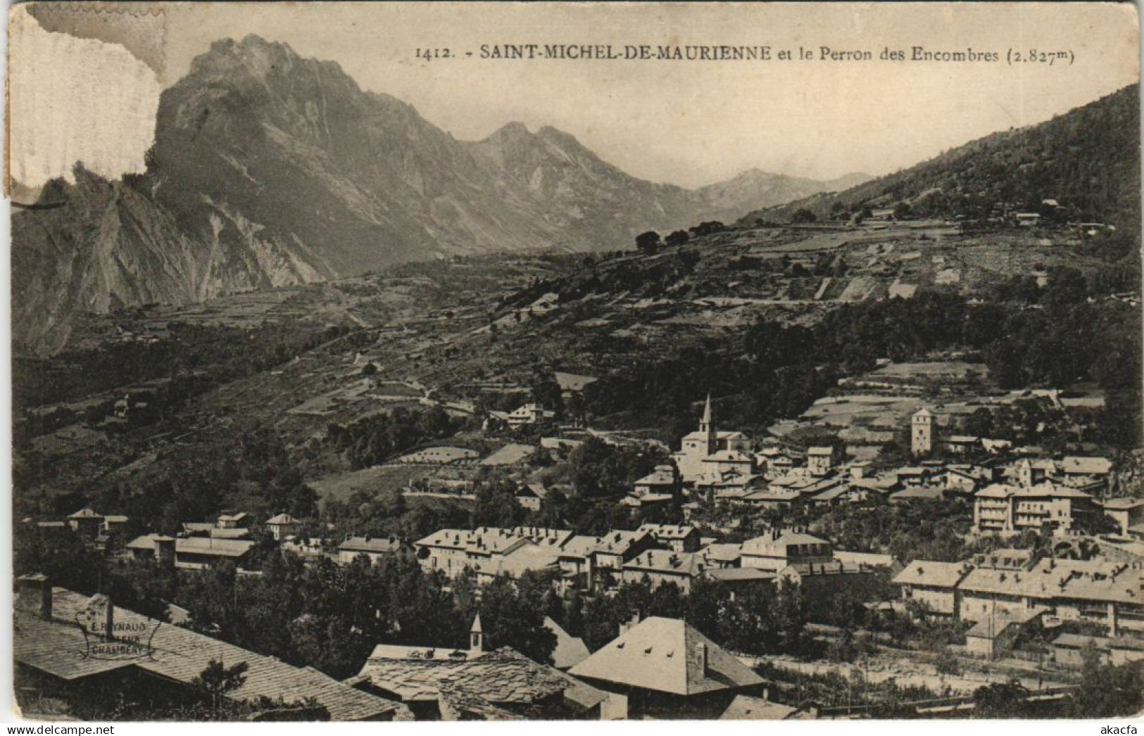 CPA SAINT-MICHEL-de-MAURIENNE et le Perron des Encombres (1195743)