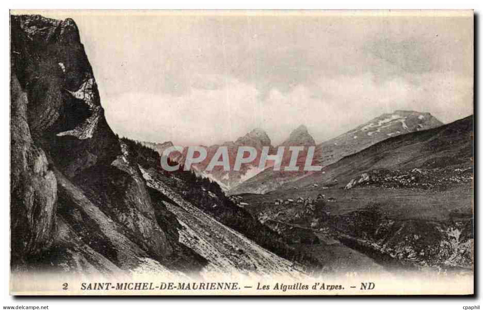 CPA Saint Michel De Maurienne Les Aiguilles D'Arpes