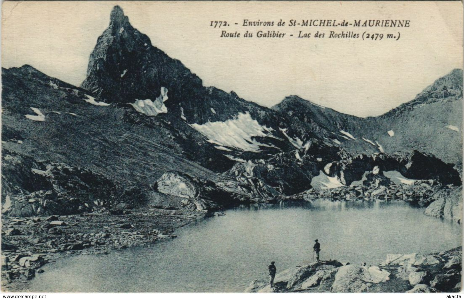 CPA SAINT-MICHEL-de-MAURIENNE Route du Galibier - Lac des Rochilles (1195002)