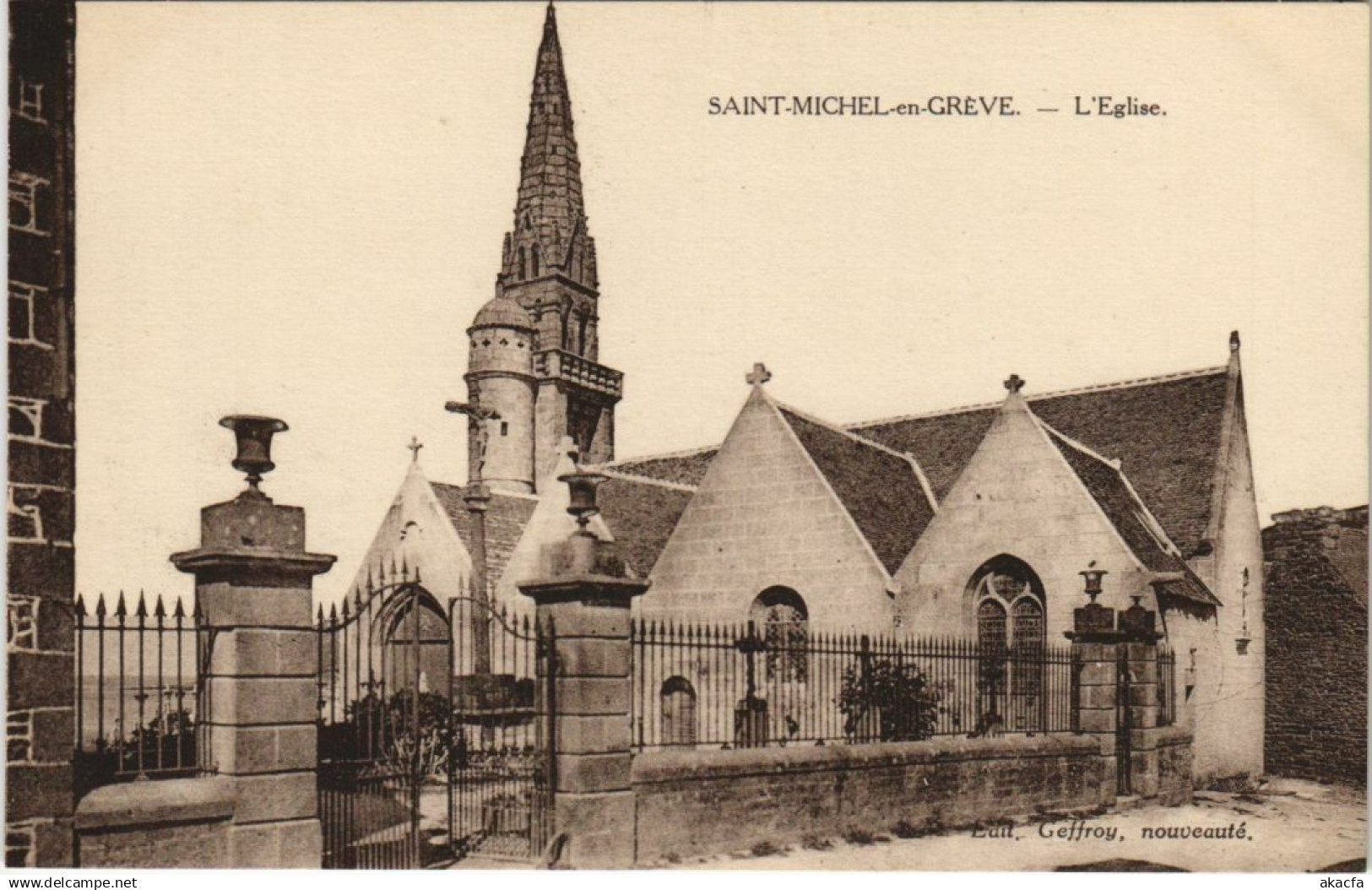 CPA SAINT-MICHEL-en-GREVE L'Eglise (1165262)