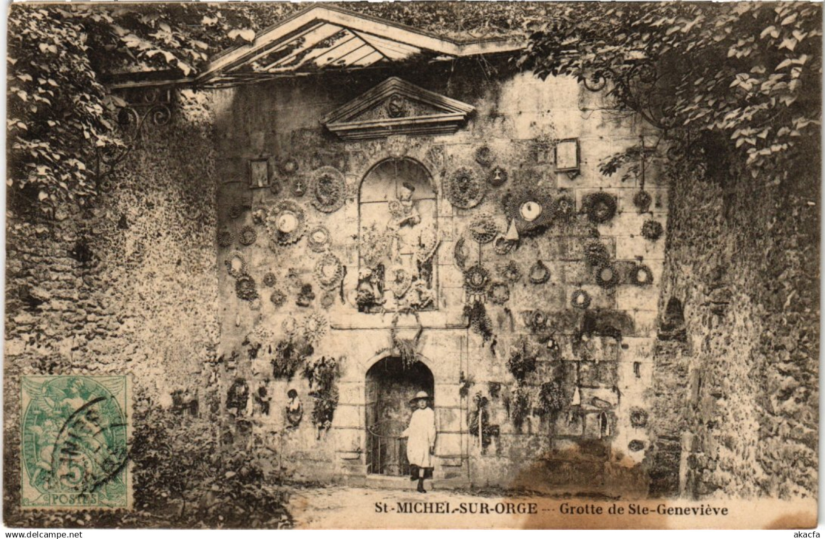 CPA SAINT-MICHEL-sur-ORGE Grotte de Sainte-Genevieve (1354641)