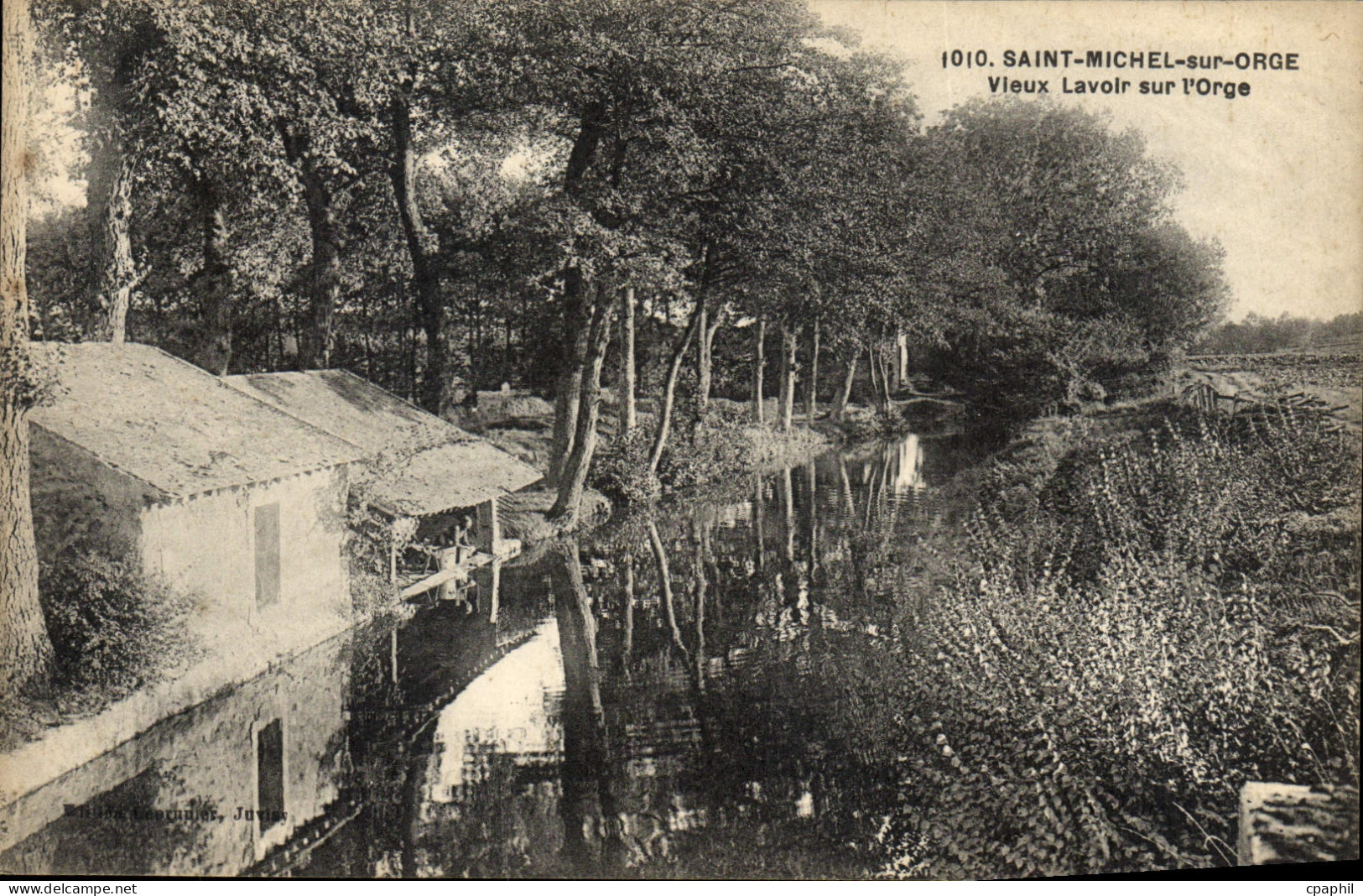 CPA Saint Michel Sur Orge Vieux Lavoir Sur l'Orge