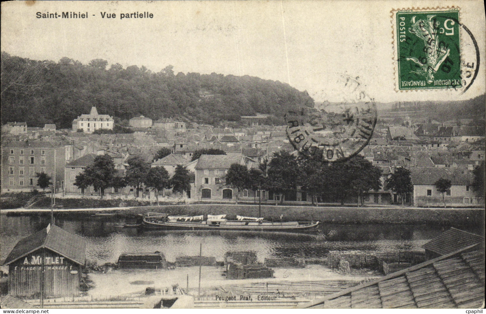 CPA Saint Mihiel Vue Partielle