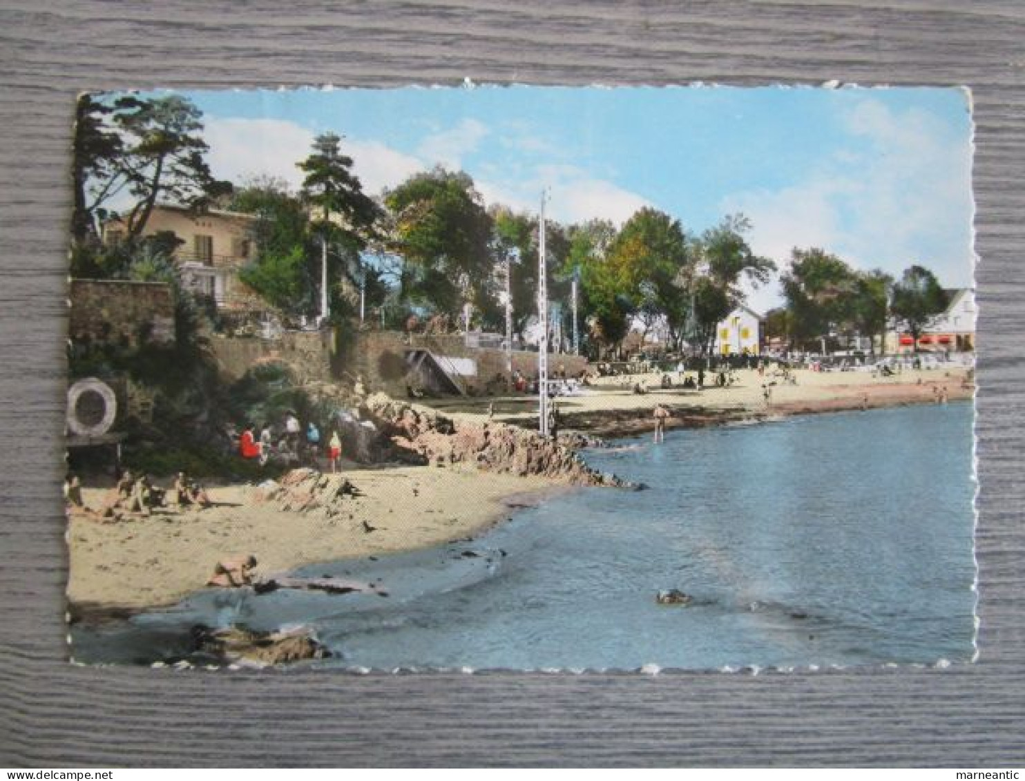 Cpa saint Nazaire (44) la plage
