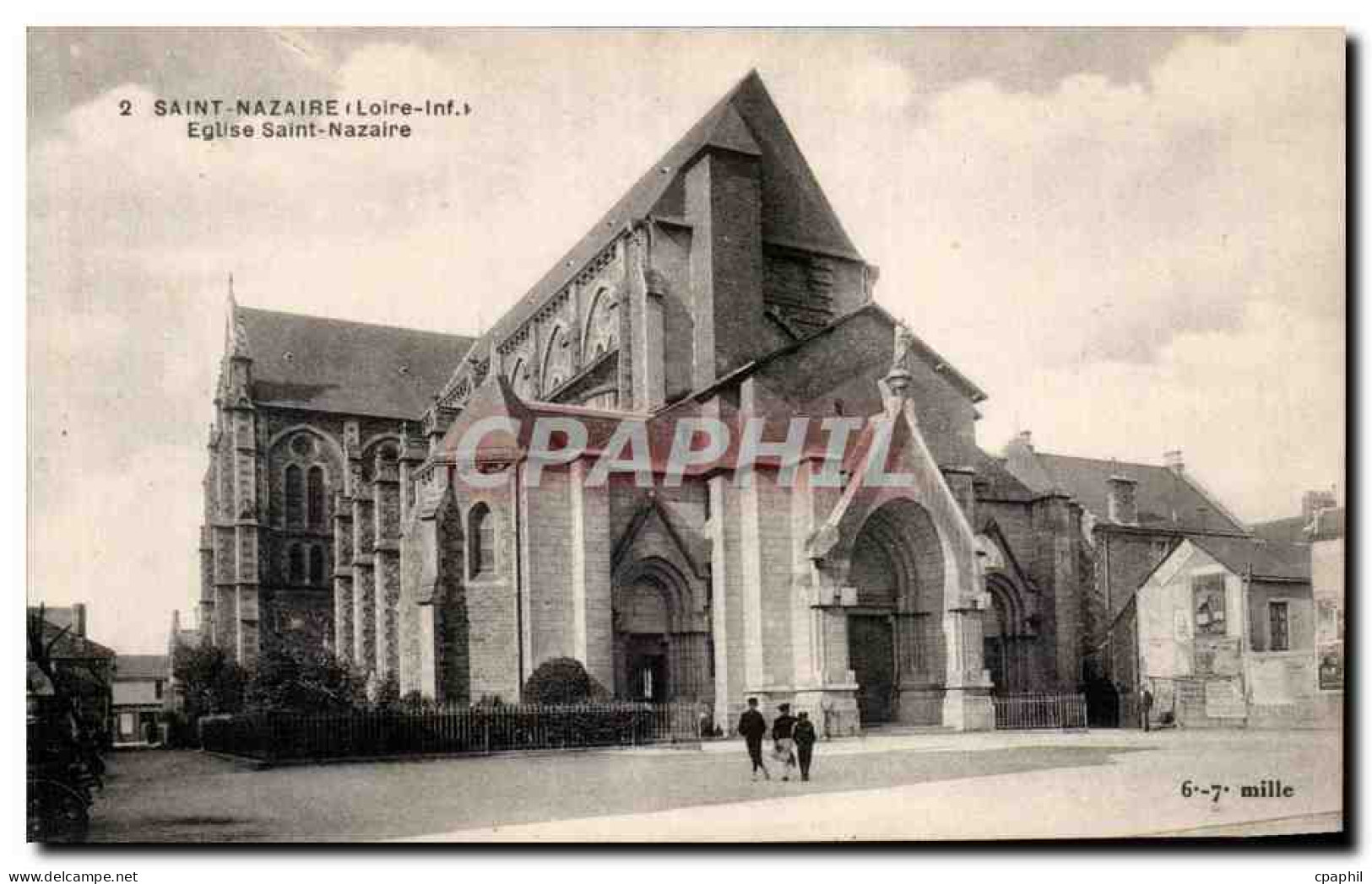 CPA Saint Nazaire Eglise Saint Nazaire