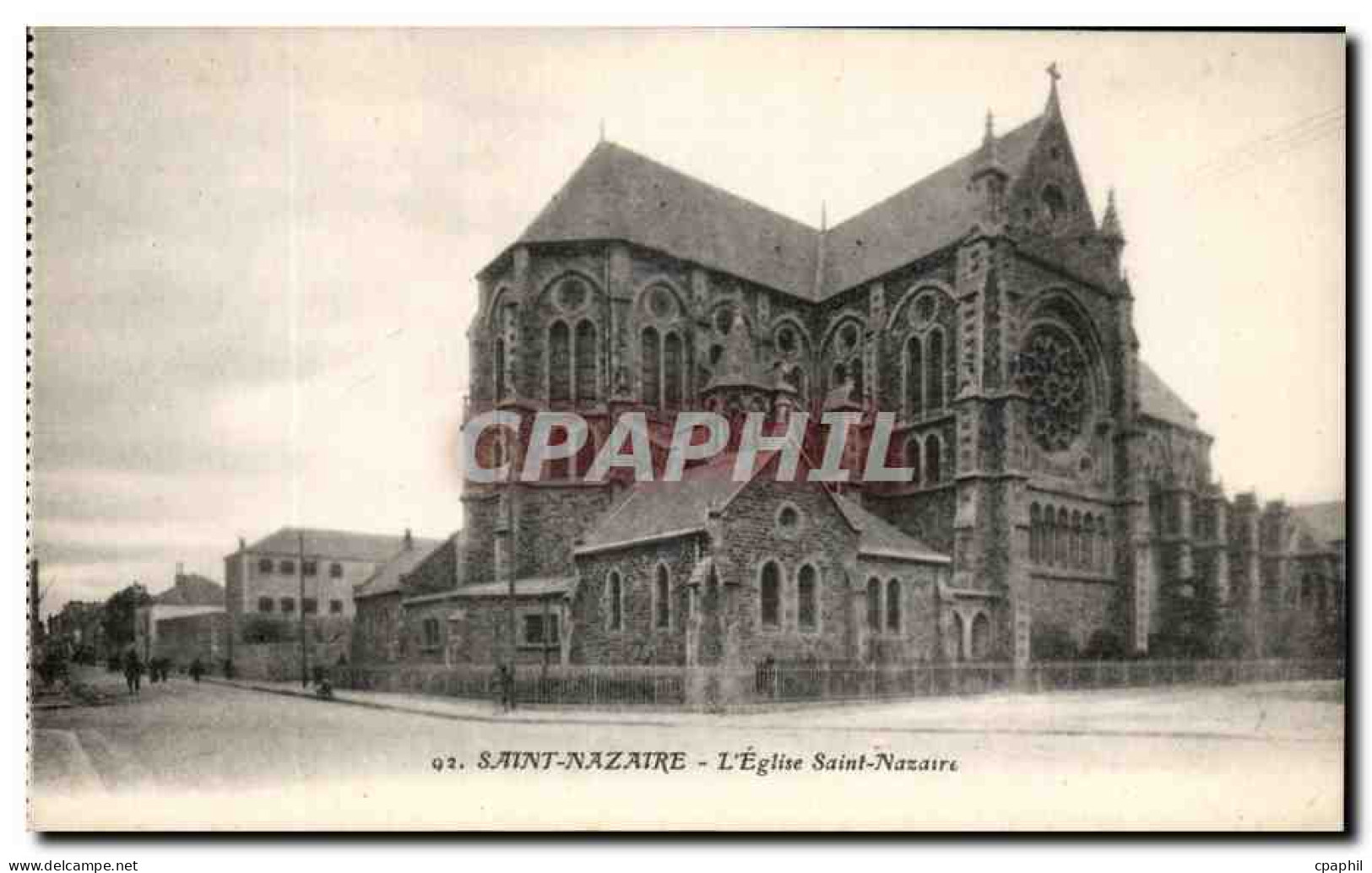 CPA Saint Nazaire L'Eglise Saint Nazaire