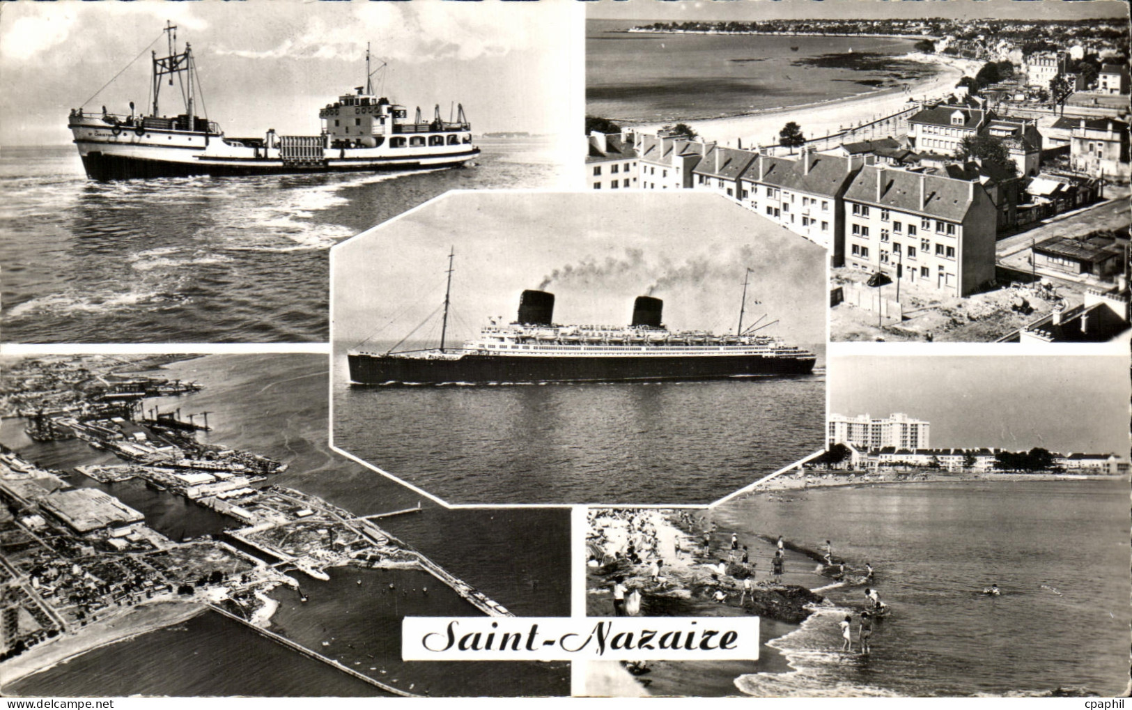 CPA Saint Nazaire Paquebot Liberte