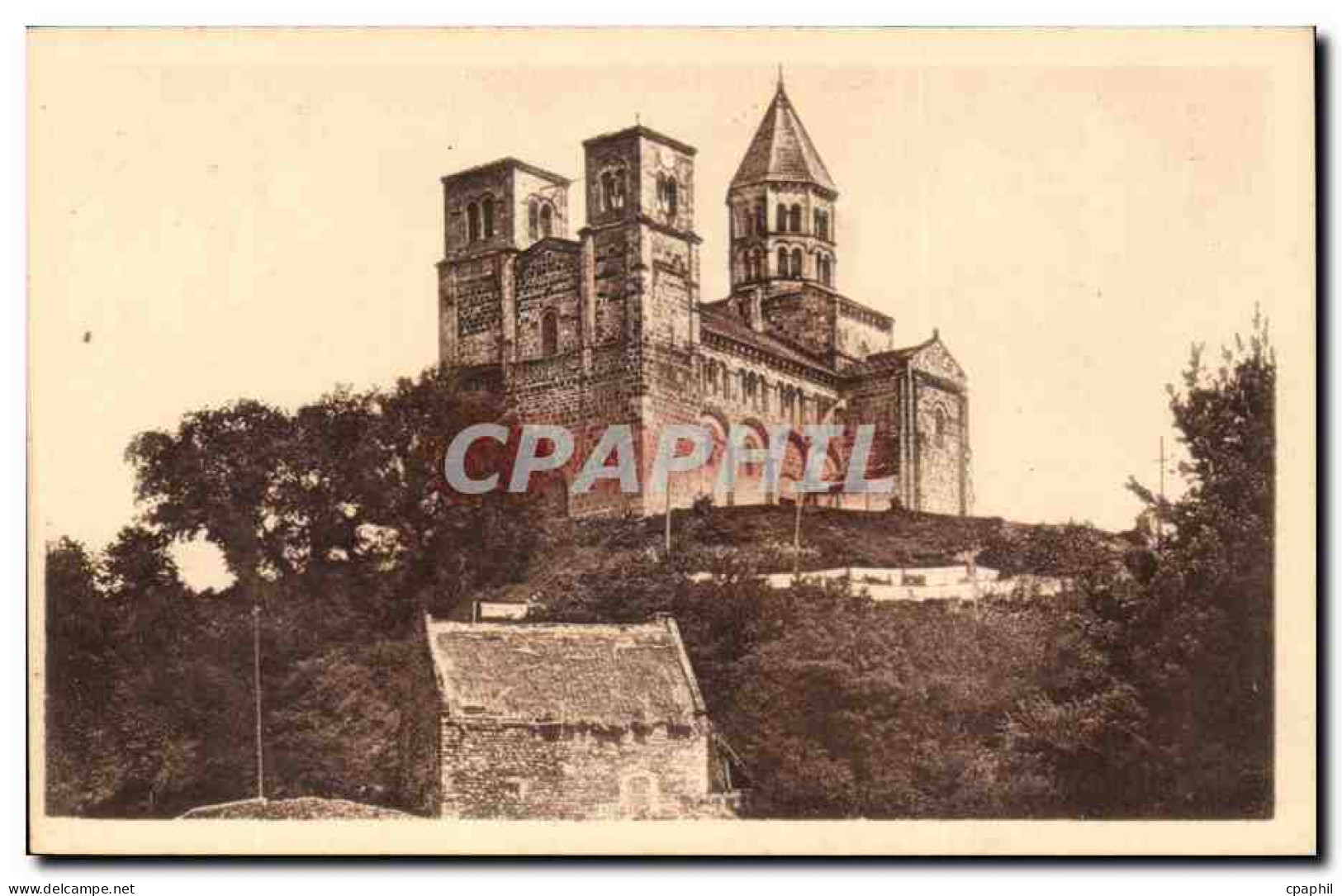 CPA Saint Nectaire L'eglise